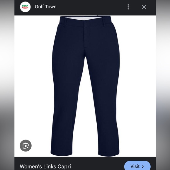 Women’s golf capri - Picture 3 of 4
